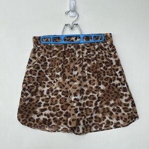 BB Dakota Leopard Print Skort Medium